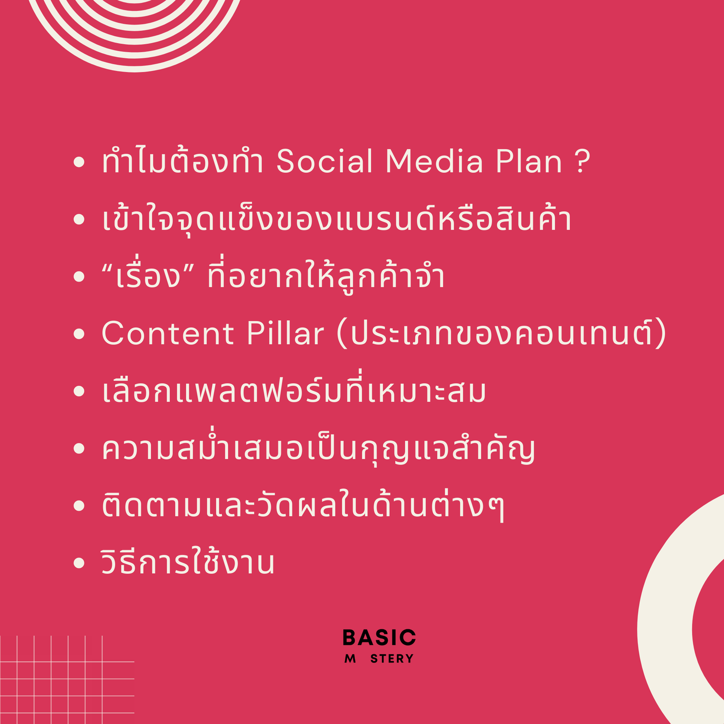 Content Plan #0 - วางแผนคอนเทนต์ให้แบรนด์ปัง by basicmastery